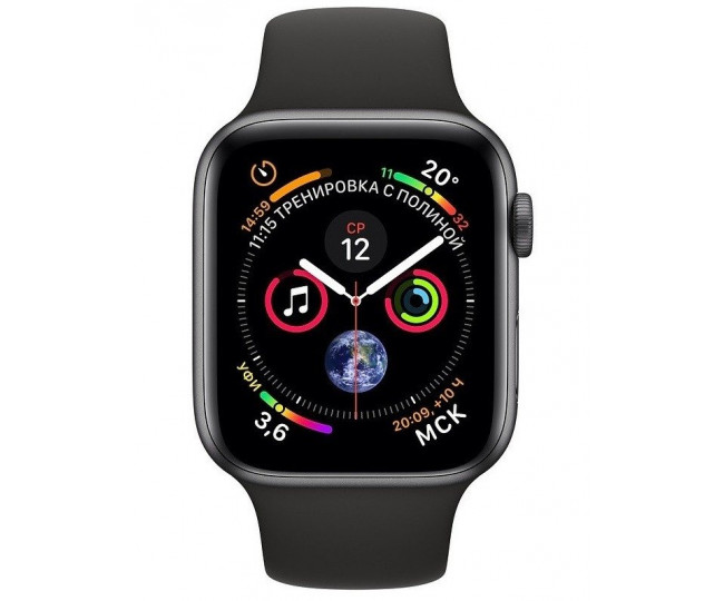 Apple Watch Series 4 44mm GPS+LTE Space Gray Aluminum Case with MidnightB Sport Band (MTUW2, MTVU2) б/у